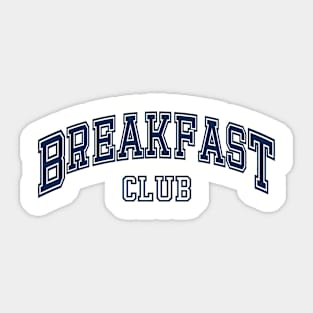 Breakfast Club | Aesthetic Retro Breakfast Lover Sticker